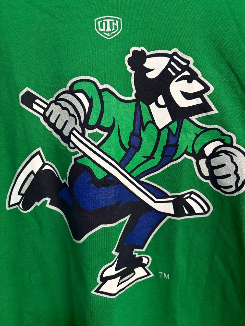 Vancouver Canucks Old Time Hockey Johnny Canuck T-Shirt XL